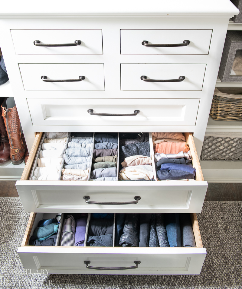 DIY Closet Organizer with Drawers