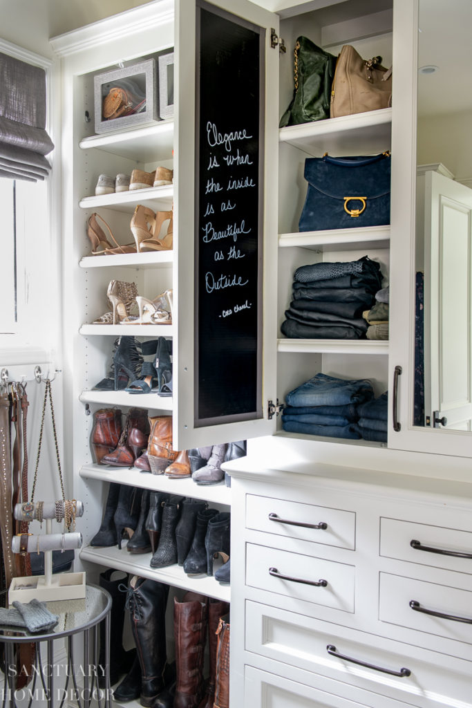 DIY Closet Organizer - Reach-in closet Transformation 