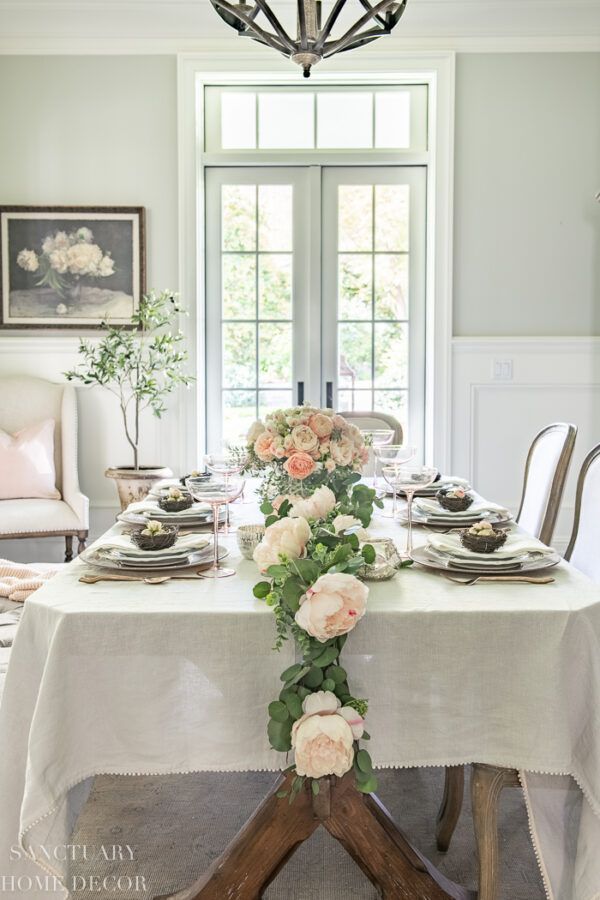 How to Set a Beautiful Spring Table - Sanctuary Home Decor