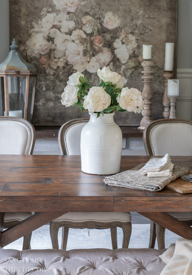 Easy Spring Dining Room Refresh - Sanctuary Home Decor