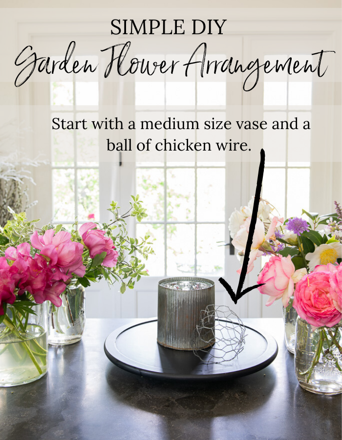 Simple Diy Garden Flower Arrangement Sanctuary Home Decor