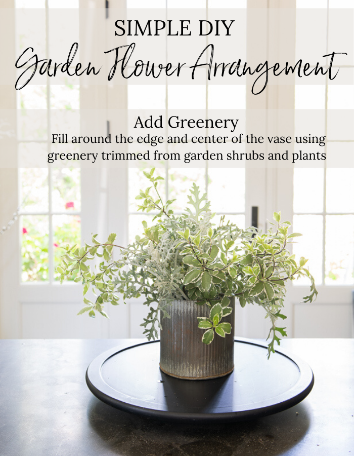 Simple DIY Garden Flower Arrangement - Sanctuary Home Decor