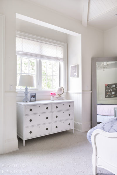 Pink and Gray Teen Bedroom Reveal - Sanctuary Home Decor