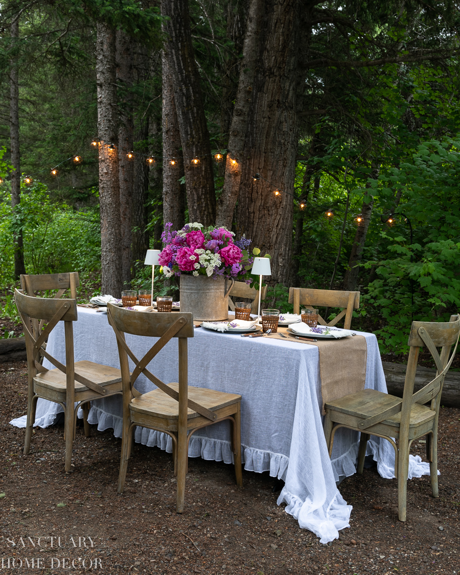 10 Ways to Set An Outdoor Table Sanctuary Home Decor