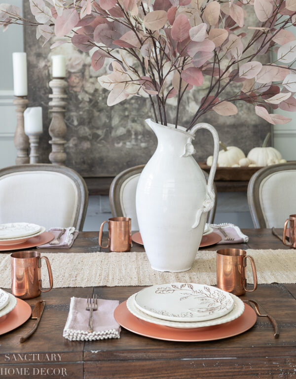 How to Set a Simple Fall Table - Sanctuary Home Decor