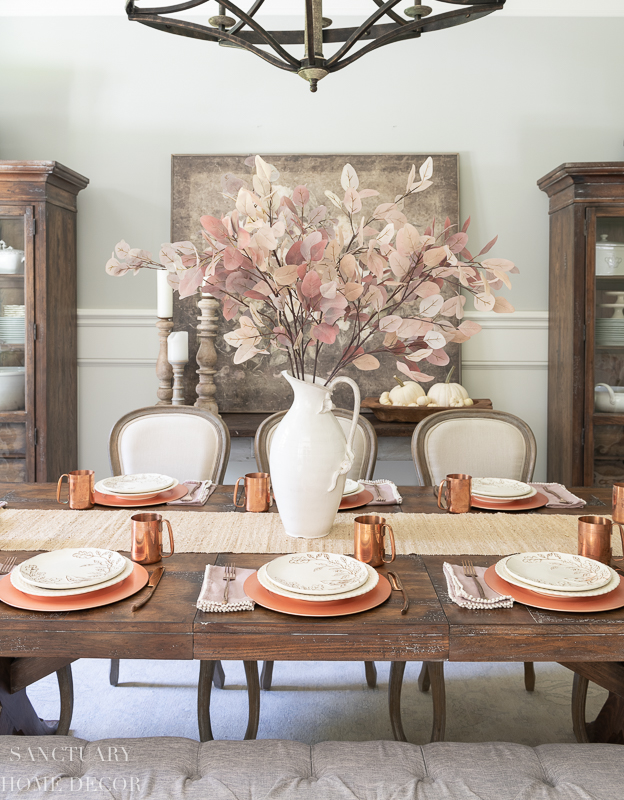 Ideas For Setting A Neutral Fall Table - Sanctuary Home Decor