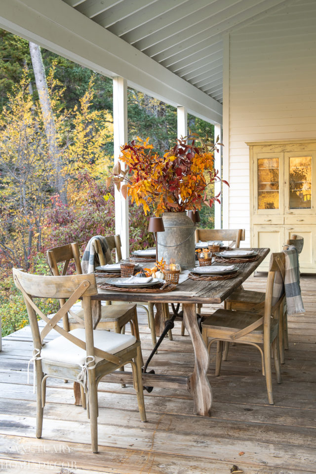 How to Set a Rustic Fall Table - Sanctuary Home Decor