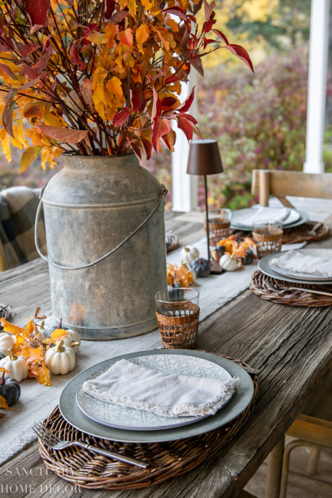 fall table decor ideas