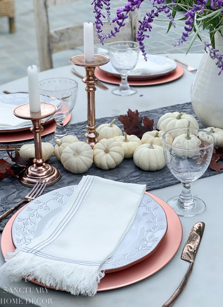 5 Steps to Set an Outdoor Thanksgiving Table - Sanctuary Home Decor