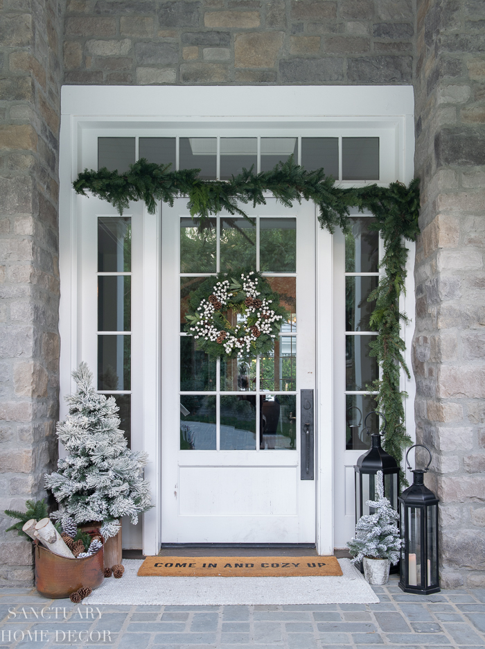 Simple Front Door Decorating Ideas - Sanctuary Home Decor