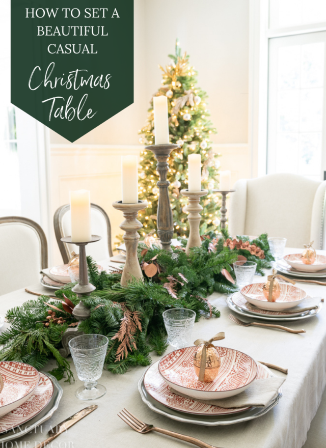 Christmas Tour with Neutrals and Warm Metallics - Sanctuary Home Decor