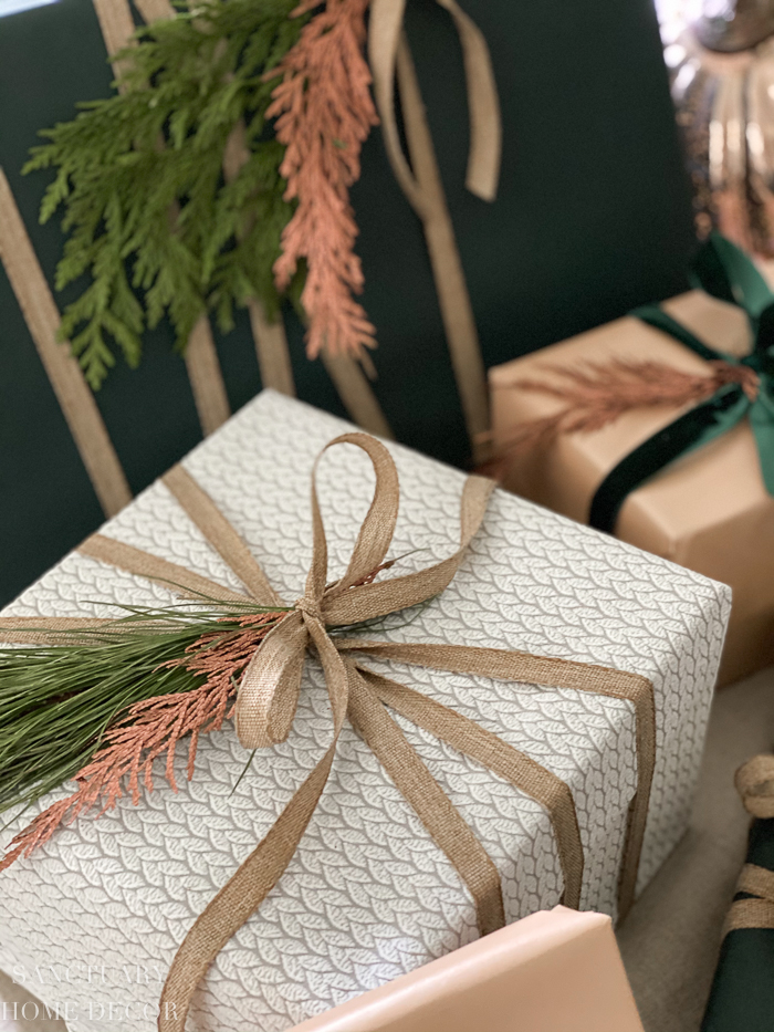 Unique Christmas Gift Wrapping on a Budget - Sanctuary Home Decor