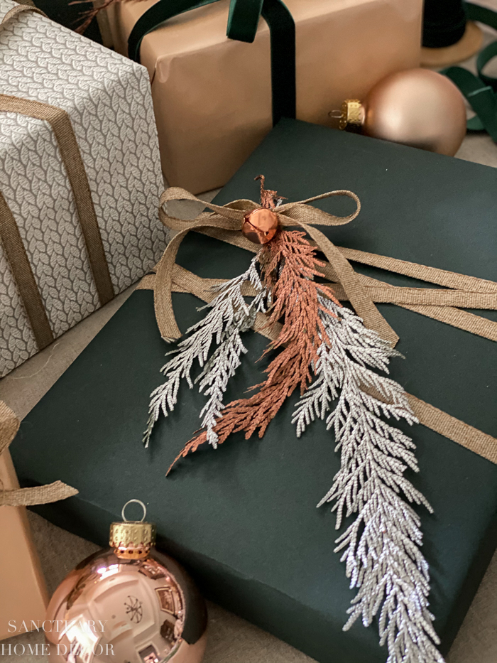 Unique Christmas Gift Wrapping on a Budget - Sanctuary Home Decor