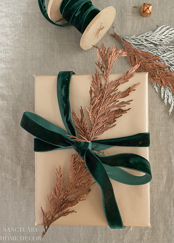 Unique Christmas Gift Wrapping on a Budget - Sanctuary Home Decor