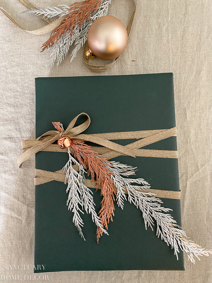 Unique Christmas Gift Wrapping on a Budget - Sanctuary Home Decor