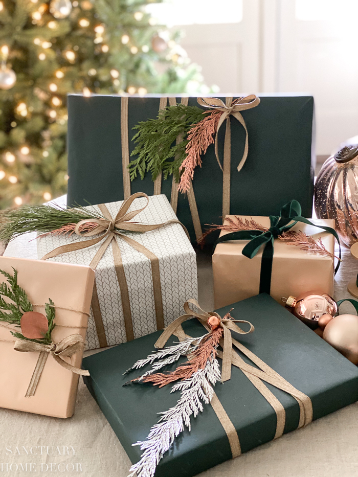 Unique Christmas Gift Wrapping On A Budget Sanctuary Home Decor