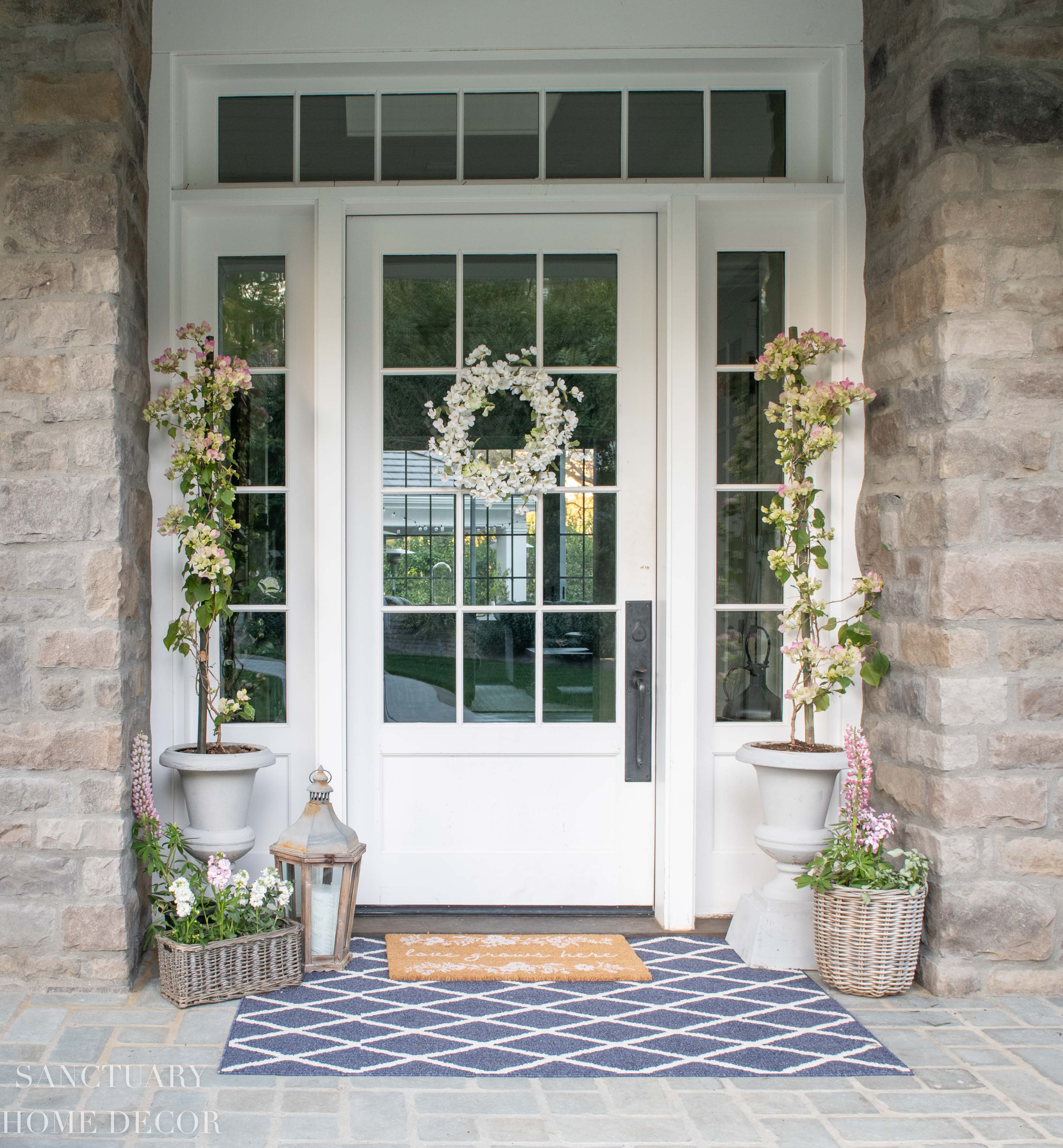 Simple Front Door Decorating Ideas - Sanctuary Home Decor