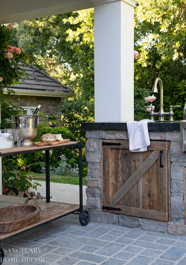 Our New Rustic BuiltIn BBQ Area Sanctuary Home Decor