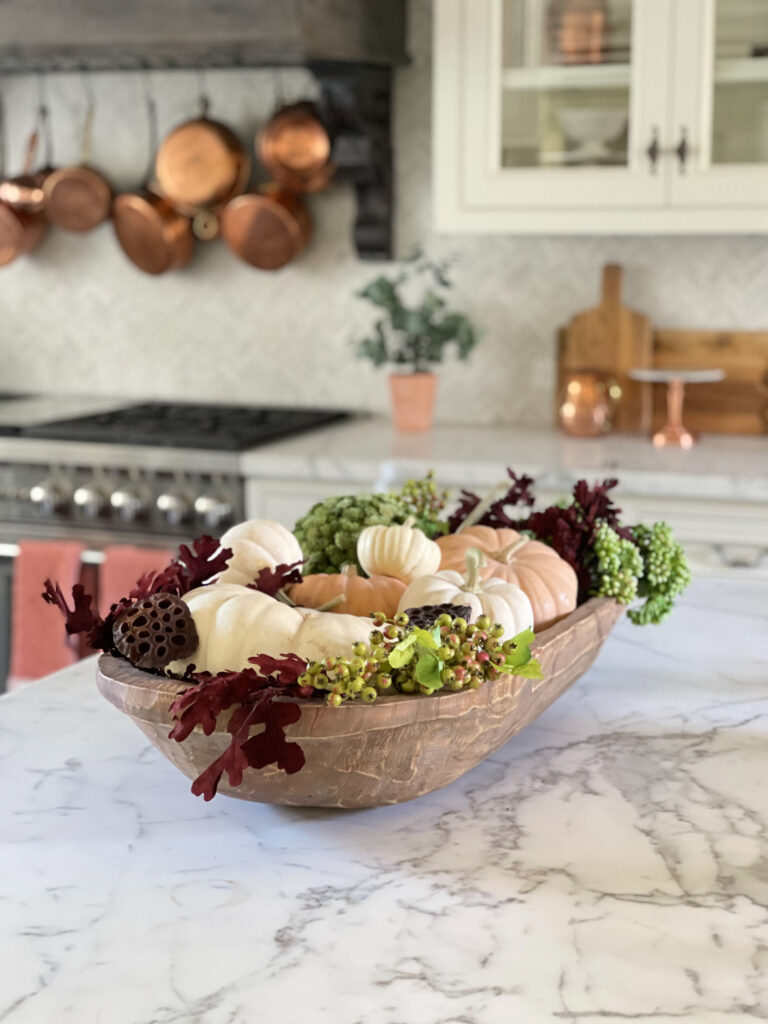 5 Ways to Style a Dough Bowl for Fall