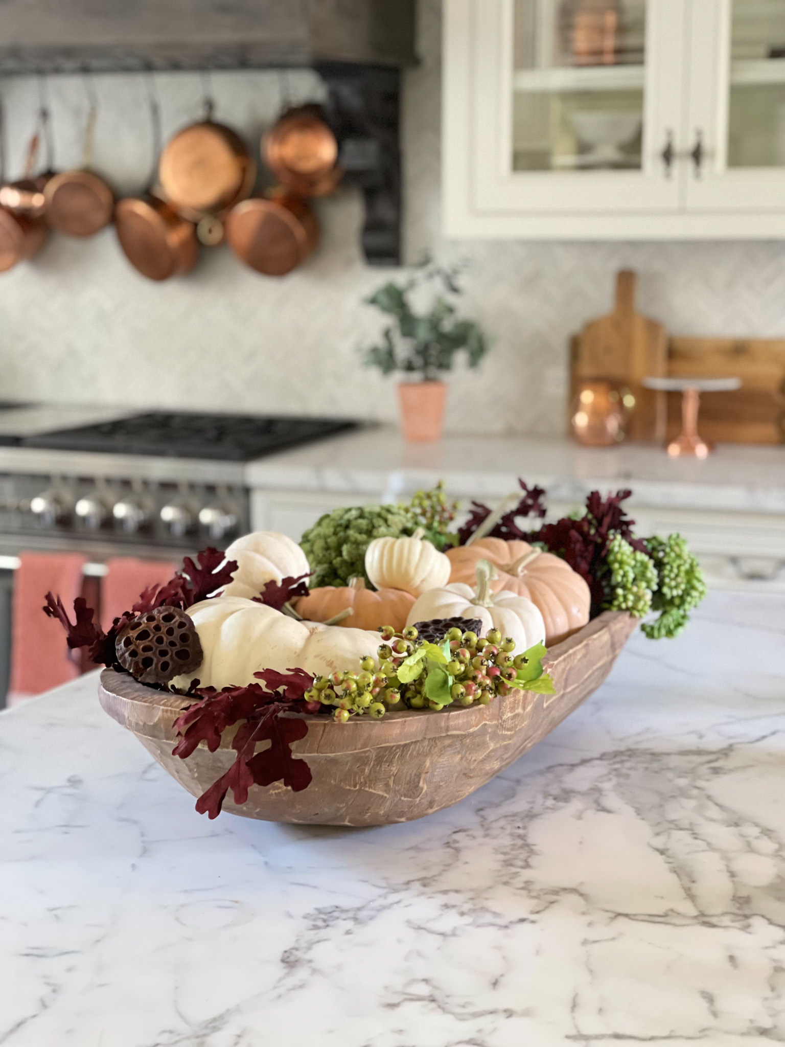 How To Style A Dough Bowl For Every Season - Sanctuary Home Decor
