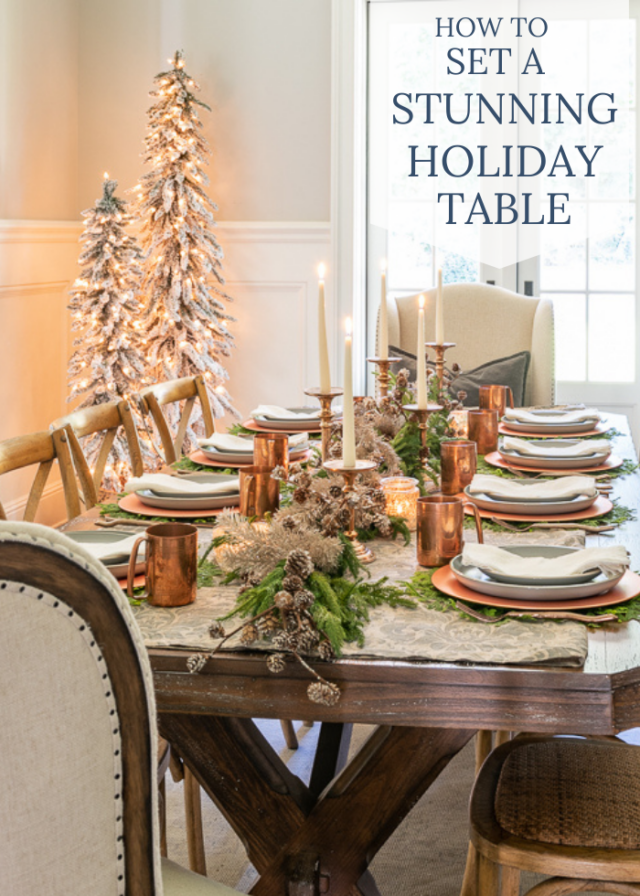 How to Set a Stunning Holiday Table Sanctuary Home Decor