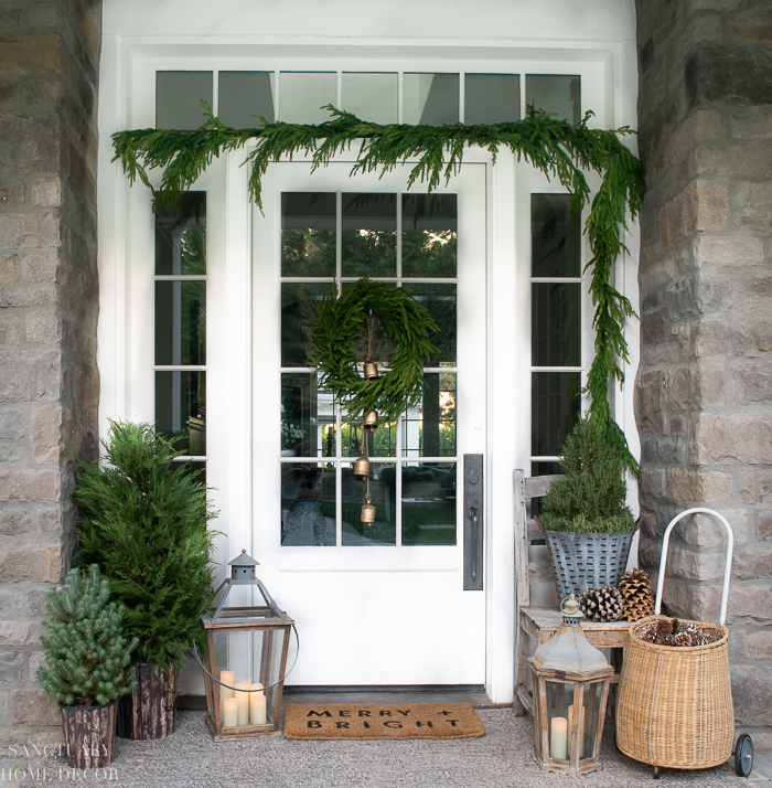 How To Decorate A Winter Front Porch