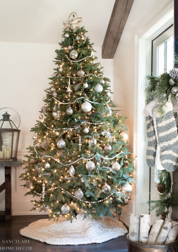 How to Decorate With Silver & White for Christmas - Sanctuary Home Decor